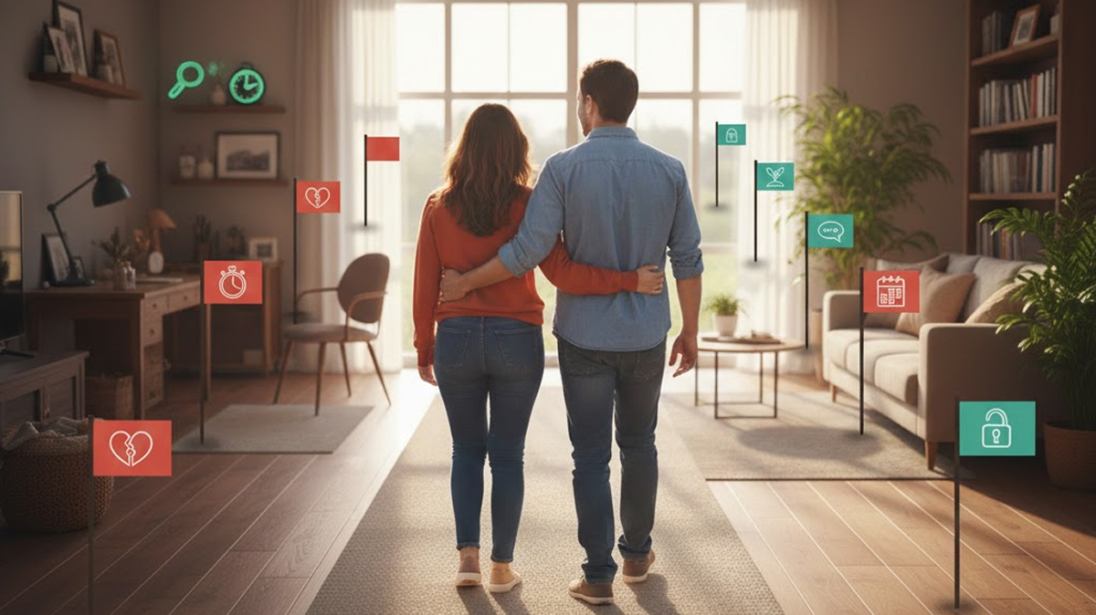 Red flags vs. green flags emocionales: cómo se siente un vínculo seguro